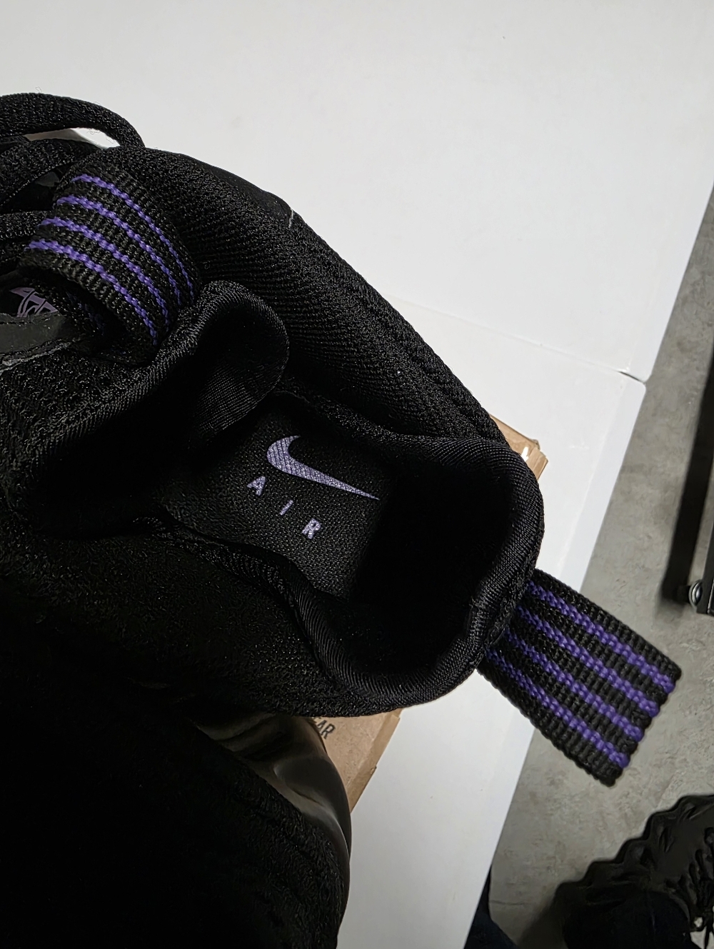 Nike Air Foamposite One Eggplant Black Purple 314996-051 Men's 2009 - Sz 11 - Picture 8 of 10